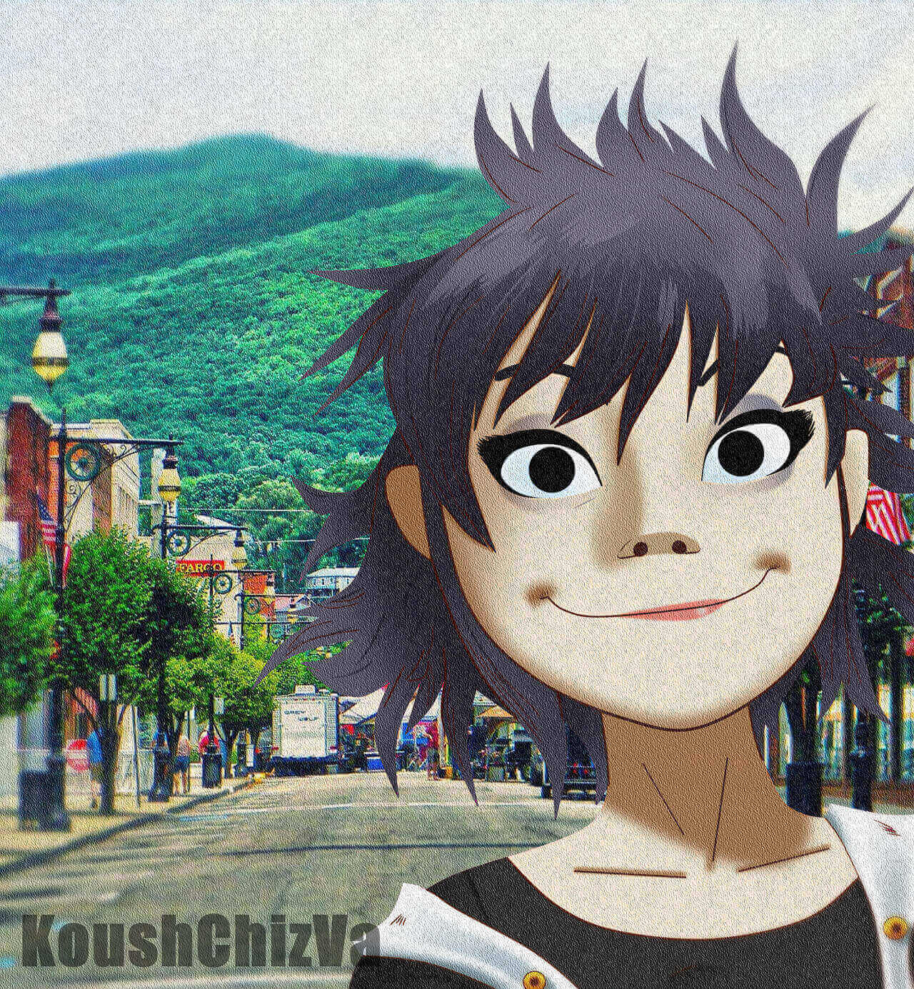 gorillaz фанарт
